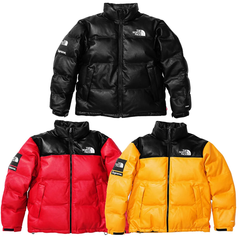 TNF x S*preme Leather Down Jacket - '700'