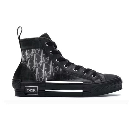 Dior B23 High Top Canvas Oblique Black