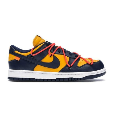 ChampKickz Shoes 0ff-wh*te x NK DUNK LOW - University Gold Midnight Navy