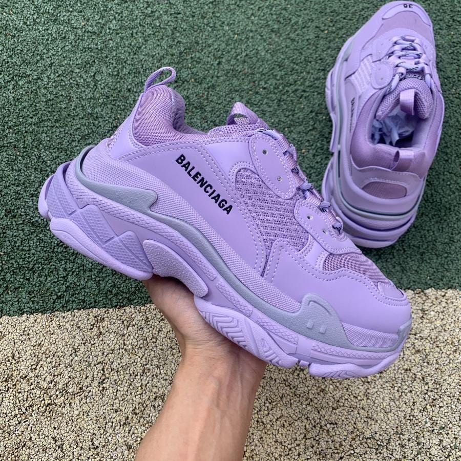 ChampKickz Shoes B@LENCIAGA Triple S – 'Lilac'