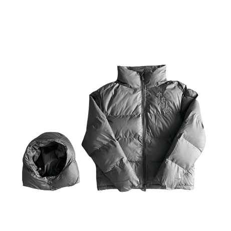 ChampKickz Jacket Tr@pStar SHOOTER PUFFER JACKET 2.0 - 'Grey'