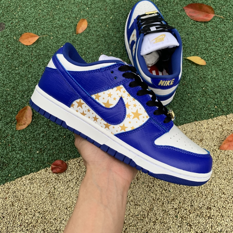 S*preme 21SS x NK SB DUNK LOW - Blau