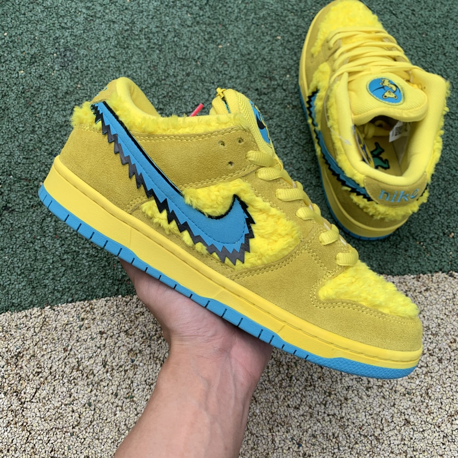 NK SB DUNK LOW - Grateful Dead Yellow