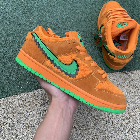 NK SB DUNK LOW - Grateful Dead Orange